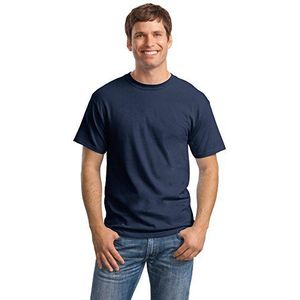 Hanes Heren Shirt (Pack van 4), marineblauw, XL