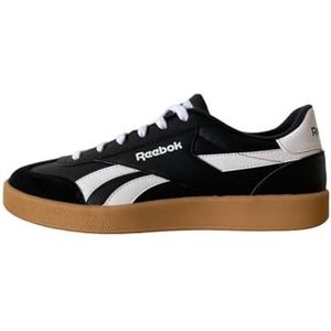 Reebok Unisex Smash Edge S tennisschoenen, zwart/wit/kauwgom, 5.5 UK, Zwart Wit Gum, 38.5 EU