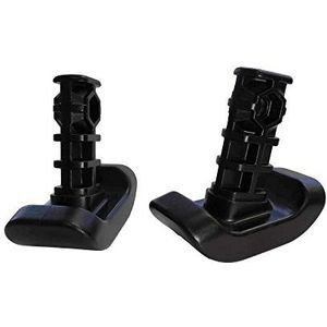 Stander Walker Replacement Ski Glides, Dia's met Beschermhoezen voor Rollator, Dia's voor Rollator, Set van 2