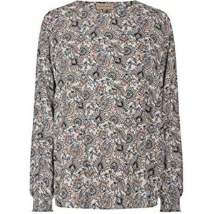SOYACONCEPT - Damesblouse - Cashmere Blue Combi - Lange Mouwen