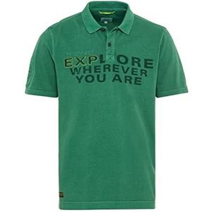 camel active Heren 409965/7P08 Polo, fir green, S