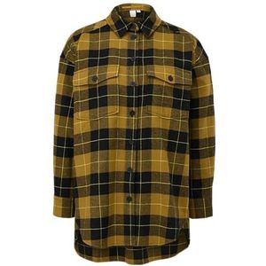 s.Oliver Sales GmbH & Co. KG/s.Oliver Hemdblouse voor dames, geruit hemdblouse, geruit, groen, 34