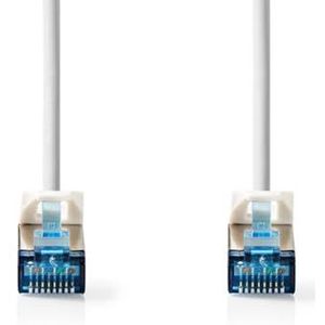 NEDIS Cat 6a-kabel | SF/UTP | RJ45 (8P8C) stekker | RJ45 (8P8C) stekker | 2,00 m | rond | PVC LSZH | grijs | plastic zak