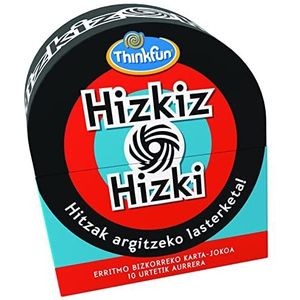 ThinkFun - Hizkiz Hizki - Letter naar Baskische letter, kaartspellen, woorden en taalkennis, Baskische versie, leeftijd 10+ jaar