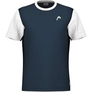HEAD Slice T-Shirt Heren Navy, marineblauw, M