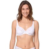 Playtex - Flower Elegance - Omsluitende BH - Wit - Kant Materiaal