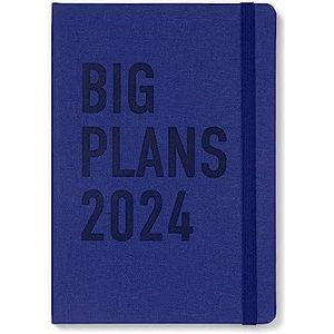 LETTS Big Plans A5 dag per pagina w/appts (meertalig) Navy 2024