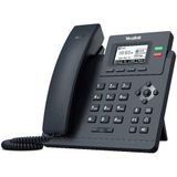 Yealink SIP T31G instapniveau HD Gigabit IP-telefoon met snoer met extra grote grafische pixel LCD-scherm met achtergrondverlichting (132 x 64) - zwart