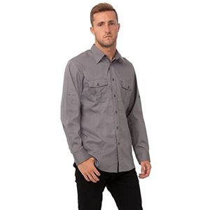 Uniform Works B212-XL Man Pilot Shirt, Grijs