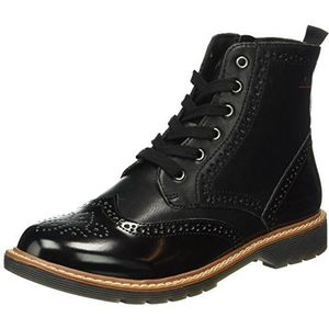 s.Oliver Dames 25465 Combat Boots, zwart zwart 1, 37 EU