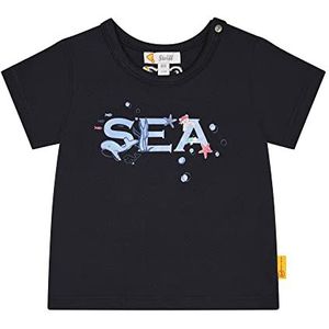 Steiff Baby-jongens T-shirt met korte mouwen, marineblauw, 50