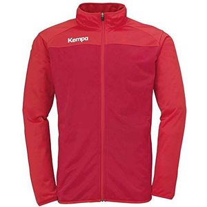 Kempa Prime Poly Jacket Handbaljas voor heren, rood chili/rood, M