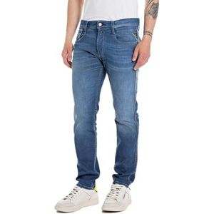 Replay Anbass Original Collection Slim fit Jeans voor heren, 009, medium blue., 33W / 32L