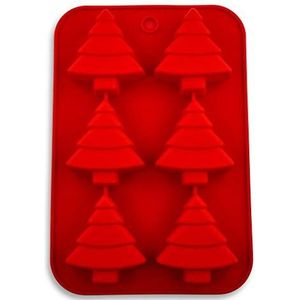 Pritogo Kerstboom siliconen vorm, Kerstmis, bakvorm, advent, sneeuw, ster, kerstkind, BPA-vrij
