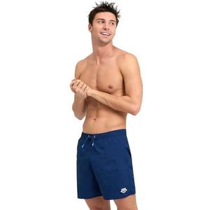 ARENA Men's Icons Solid Boxershorts Swim Trunks, Navy, XL, Navy, XL