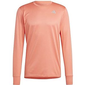 adidas Heren T-shirt (lange mouwen) Otr Longsleeve, Coral Fusion, IC2634, XS