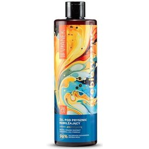 VIANEK Prebiotische vochtinbrengende douchegel, 300 ml, veganistisch, zachte reiniging, intensieve hydratatie, voor droge huid