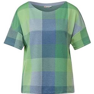 Street One Dames A318335 Multicolor Shirt, mid Sunny Blue, 42