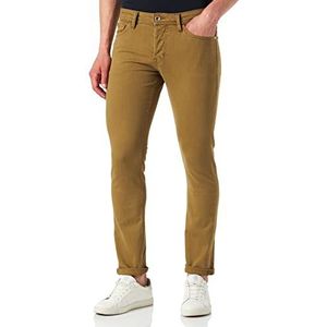 TOM TAILOR Denim Uomini Piers Slim Jeans van biologisch katoen 1029731, 28856 - Light Olive Green, 34W / 30L