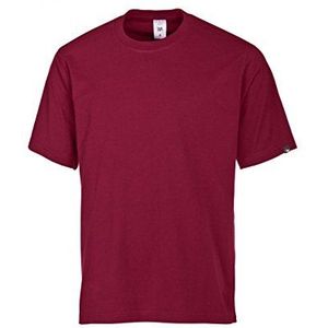 BP 1621-171 unisex T-shirt van duurzaam gemengd weefsel bordeaux, maat 4XL