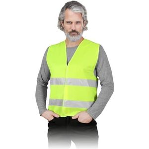 Ogrifox OX-LUMI Veiligheidsvest Geel | Maat 3XL | Veiligheidsvest | Beschermend Vest | Veiligheidsvesten Auto | Veiligheidsvest Fiets