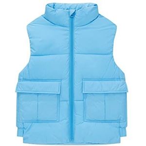 TOM TAILOR Jongens Vest 1035070, 18395 - Rainy Sky Blue, 116-122