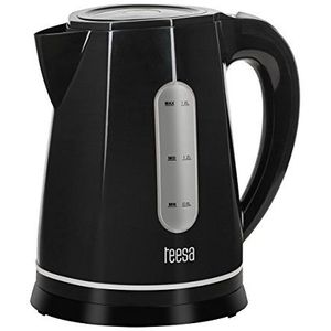 Teesa TSA1020B - Draad- en geruisloze waterkoker, 1,8 liter, zwart