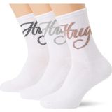 HUGO - Sokken - Wit - 3 Paar - Glinsterende Logo