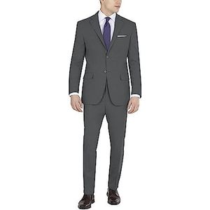 DKNY Moderne pasvorm voor heren, hoogwaardige aparte zakelijke jas, antraciet, 54 kort