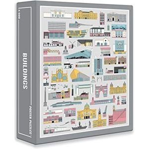 Cloudberries Buildings - Leuke Legpuzzel met 500 Stukjes en Gebouwen voor Volwassen, met het Coole Thema Architectuur en Bouw (500 stukjes)