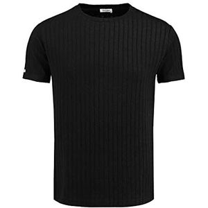 Key Largo Heren Prince Round T-shirt, Black (1100), M, zwart (1100), M