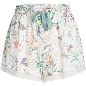 CCDK Copenhagen Kaitlyn Shorts voor dames, Pajama Bottom, Chalk AOP, XS, Chalk Aop, XS