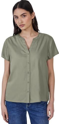 Street One Studio - Blouse - Groen - Korte Mouwen