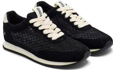 Gioseppo 92243 Sneakers - Leren - Zwart - Flexibele Rubber Zool