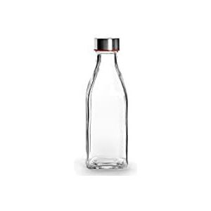 IBILI - Vierkante fles 0.50 lt, glas, herbruikbaar