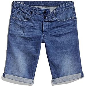 G-Star 3301 Short Faded Caribbean heren, maat 36, Faded Caribbean, 36W