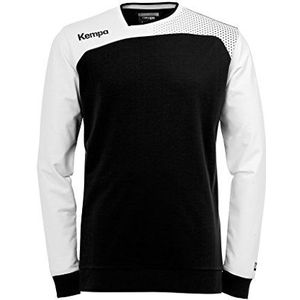 Kempa Emotion Training Top Shirt met lange mouwen voor heren, meerkleurig (zwart/wit), 2XS