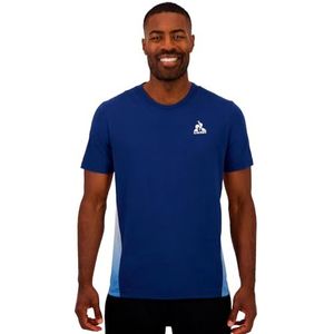 Le Coq Sportif - Bat Sp N°4 - T-shirt - Blauw - Korte Mouwen