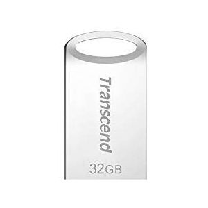 Transcend TS32GJF710SPE 32GB | JetFlash 710S Zilveren USB Stick USB 3.1 Gen 1 interface - retail verpakking