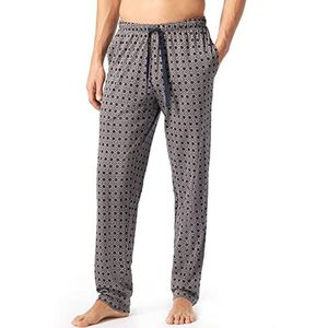 Schiesser Mix & Relax broek voor heren, lange pyjama-onderstuk, donkergrijs I, 58