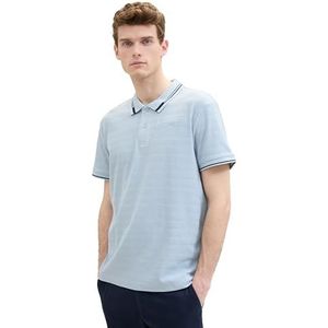 TOM TAILOR Poloshirt voor heren, 15159 - Foggy Blue, XL