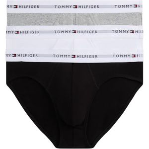 Tommy Hilfiger Heren Slip, Geel (Zwart/Wit/Mid Grey Heather), M