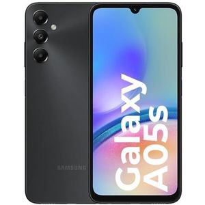 Samsung Galaxy A05s LTE, Android-smartphone, Dual SIM mobiele telefoon, 4 GB RAM, 64 GB opslag, zwart (KSA-versie)