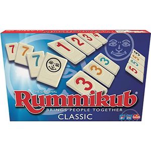 Rummikub The Original Classic, Strategisch Bordspel voor met de Hele Familie, Rummikub met Cijfers, Vanaf 6 Jaar en voor 2 tot 4 Spelers