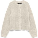 Vero Moda - CARMEN - Gebreid Jack - Effen - Relaxed Fit