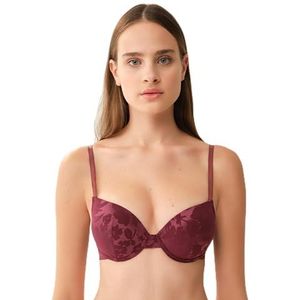 Dagi Dames Half-Padded Underwire BH, bordeaux, 90B