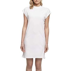 Build Your Brand Off-shoulder jurk voor dames, Wit, XXL