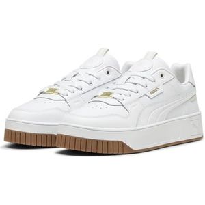 PUMA Carina Street Lux Sneaker voor dames, Puma Wit PUMA Wit PUMA Goud, 40 EU