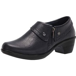 Easy Street Women's Darcy Ankle Boot, Navy, 7.5