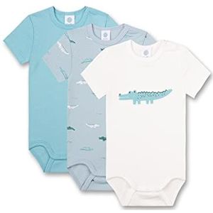 Sanetta Babyjongens 324138 ondergoed, White Pebble, 56 (3-pack), wit pebble, 56 cm